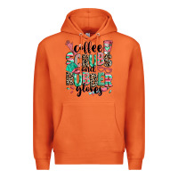 Carrot coffee scrubs and rubber gloves Premium Hoodie - RanaPortraitStore