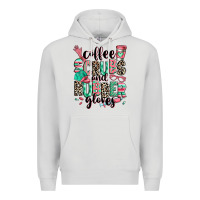 Dove Grey coffee scrubs and rubber gloves Premium Hoodie - RanaPortraitStore