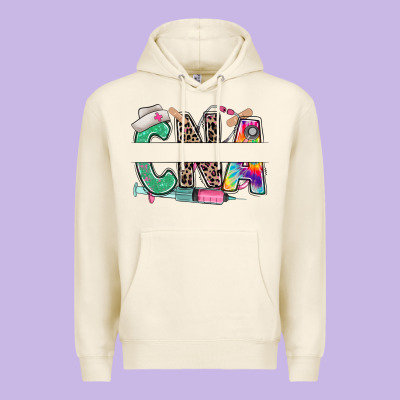 Custom Name Cna Nurse Premium Hoodie Designed By Ranaportraitstore
