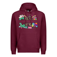 Burgundy custom name cna nurse Premium Hoodie - RanaPortraitStore