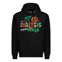 Black dialysis nurse Premium Hoodie - RanaPortraitStore