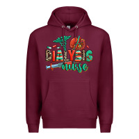 Burgundy dialysis nurse Premium Hoodie - RanaPortraitStore