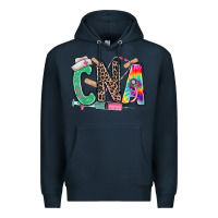 Navy cna nurse tie dye leopard Premium Hoodie - RanaPortraitStore