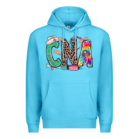 Ocean Blue cna nurse tie dye leopard Premium Hoodie - RanaPortraitStore