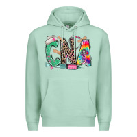 Seafoam cna nurse tie dye leopard Premium Hoodie - RanaPortraitStore