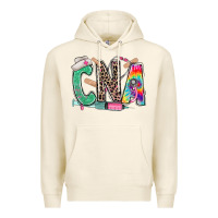 Tofu cna nurse tie dye leopard Premium Hoodie - RanaPortraitStore