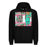 Black coffee scrubs rubber gloves nurse Premium Hoodie - RanaPortraitStore