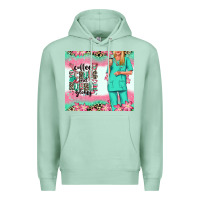Seafoam coffee scrubs rubber gloves nurse Premium Hoodie - RanaPortraitStore