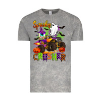 Cloud Rock spooky cruhser with monster truck Vintage Tee - Artiststas