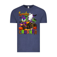 Spooky Cruhser With Monster Truck Vintage Tee | Teevron