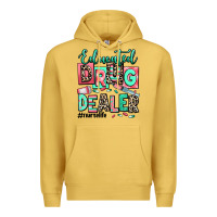 Antique Gold educated drug dealer nurse life Premium Hoodie - RanaPortraitStore