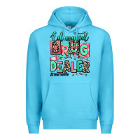 Ocean Blue educated drug dealer nurse life Premium Hoodie - RanaPortraitStore