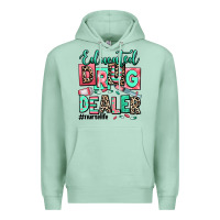Seafoam educated drug dealer nurse life Premium Hoodie - RanaPortraitStore