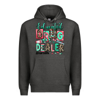 Charcoal Heather educated drug dealer nurse life Premium Hoodie - RanaPortraitStore