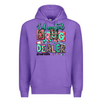 Purple educated drug dealer nurse life Premium Hoodie - RanaPortraitStore
