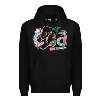 Black floral cna certified nursing assistant Premium Hoodie - RanaPortraitStore