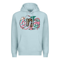 Blue Mist floral cna certified nursing assistant Premium Hoodie - RanaPortraitStore