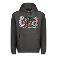 Charcoal Heather floral cna certified nursing assistant Premium Hoodie - RanaPortraitStore