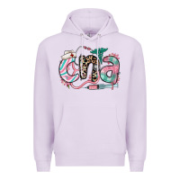Lilac floral cna certified nursing assistant Premium Hoodie - RanaPortraitStore