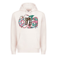 Pale Pink floral cna certified nursing assistant Premium Hoodie - RanaPortraitStore