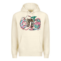 Sandshell floral cna certified nursing assistant Premium Hoodie - RanaPortraitStore