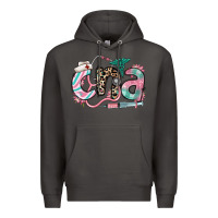 Smoke floral cna certified nursing assistant Premium Hoodie - RanaPortraitStore