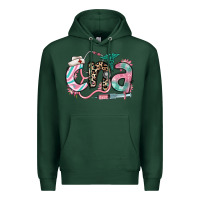 Sports Green floral cna certified nursing assistant Premium Hoodie - RanaPortraitStore