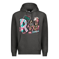Charcoal Heather floral rn registered nurse Premium Hoodie - RanaPortraitStore