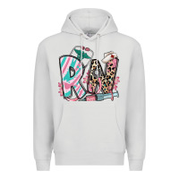 Dove Grey floral rn registered nurse Premium Hoodie - RanaPortraitStore