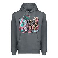Rock floral rn registered nurse Premium Hoodie - RanaPortraitStore