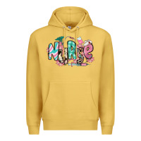 Antique Gold floral nurse Premium Hoodie - RanaPortraitStore