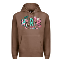 Chestnut floral nurse Premium Hoodie - RanaPortraitStore