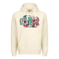Sandshell floral nurse Premium Hoodie - RanaPortraitStore