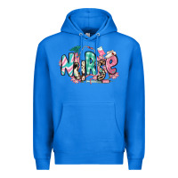 True Royal floral nurse Premium Hoodie - RanaPortraitStore