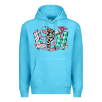 Ocean Blue floral lpn licensed practical nurse Premium Hoodie - RanaPortraitStore