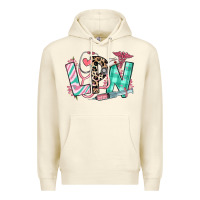 Sandshell floral lpn licensed practical nurse Premium Hoodie - RanaPortraitStore