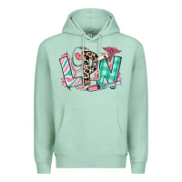 Seafoam floral lpn licensed practical nurse Premium Hoodie - RanaPortraitStore