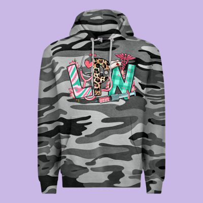 Floral Lpn Licensed Practical Nurse Premium Hoodie Designed By Ranaportraitstore