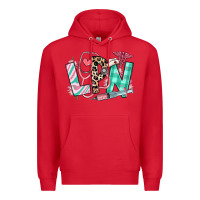 Red floral lpn licensed practical nurse Premium Hoodie - RanaPortraitStore
