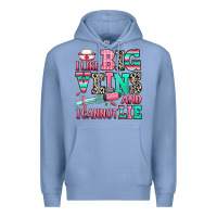 Colony Blue i like big veins and i cannot lie Premium Hoodie - RanaPortraitStore
