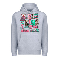 Heather Grey i like big veins and i cannot lie Premium Hoodie - RanaPortraitStore