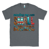 Charcoal Heather Minding My Own Small Business Classic Tee - BundleAndBundleShop