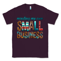 Plum Minding My Own Small Business Classic Tee - BundleAndBundleShop
