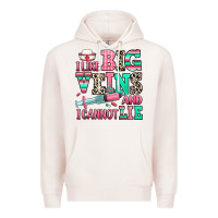 Pale Pink i like big veins and i cannot lie Premium Hoodie - RanaPortraitStore