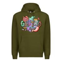 Army Green gastro crew Premium Hoodie - RanaPortraitStore