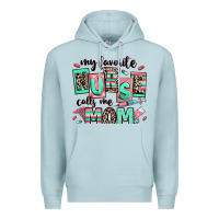 Blue Mist my favorite nurse calls me mom Premium Hoodie - RanaPortraitStore