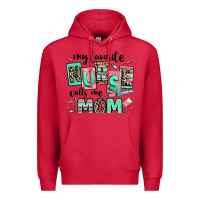 Cardinal my favorite nurse calls me mom Premium Hoodie - RanaPortraitStore