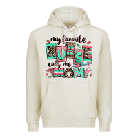 Oatmeal Heather my favorite nurse calls me mom Premium Hoodie - RanaPortraitStore