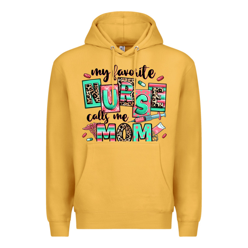 My Favorite Nurse Calls Me Mom Premium Hoodie by RanaPortraitStore | Teevron