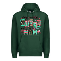 Sports Green my favorite nurse calls me mom Premium Hoodie - RanaPortraitStore